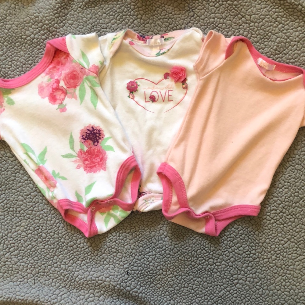 Floral onesies